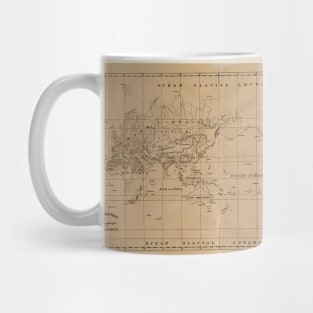 Historical world map Mug